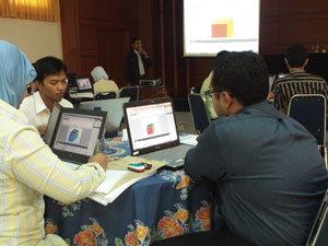 Pelatihan Web Design di Badan Pemeriksa Keuangan (BPK), 20-24 Desember 2008