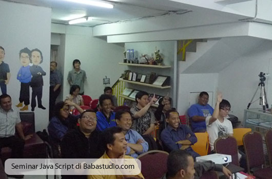 Seminar Java Script di Babastudio.com