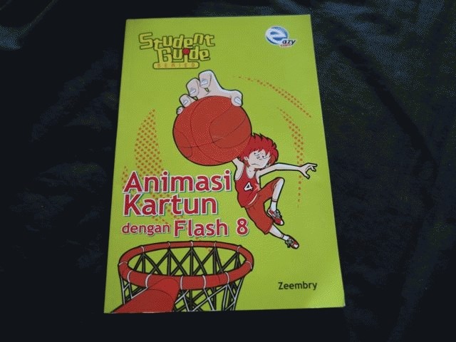 Buku Animasi Kartun dengan Flash 8 sampai di Malaysia